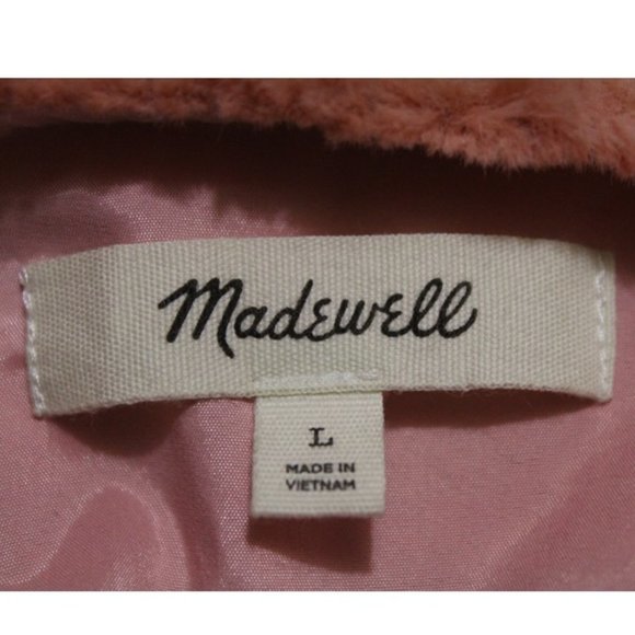 Madewell Boxy Faux Fur Pullover (237)🦋🦄 - Picture 6 of 7